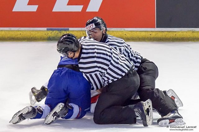 Photo hockey match France - Switzerland le 26/04/2015