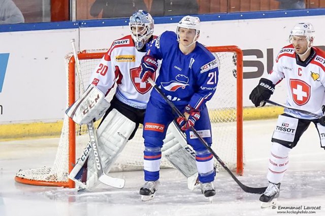 Photo hockey match France - Switzerland le 26/04/2015