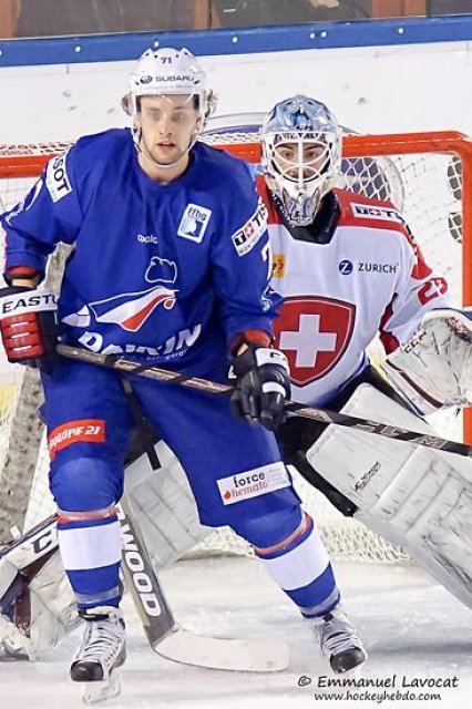 Photo hockey match France - Switzerland le 26/04/2015