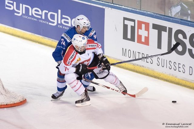 Photo hockey match France - Switzerland le 26/04/2015