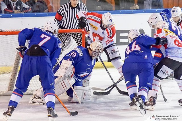 Photo hockey match France - Switzerland le 26/04/2015