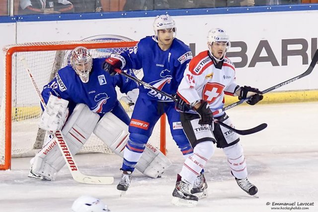 Photo hockey match France - Switzerland le 26/04/2015