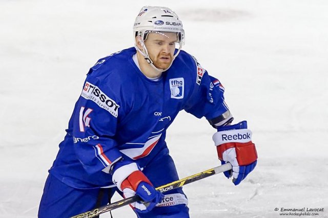Photo hockey match France - Switzerland le 26/04/2015