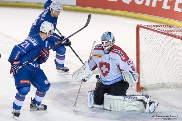 Photo hockey match France - Switzerland le 26/04/2015