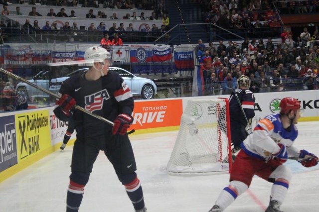 Photo hockey match Russia - United States of America le 04/05/2015