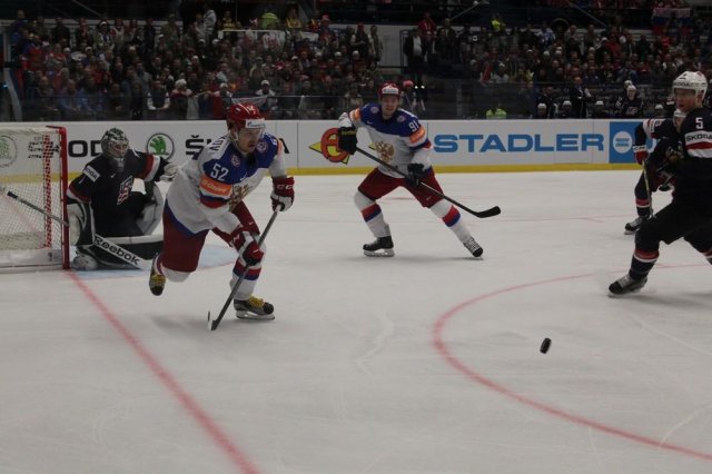 Photo hockey match Russia - United States of America le 04/05/2015