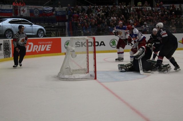 Photo hockey match Russia - United States of America le 04/05/2015