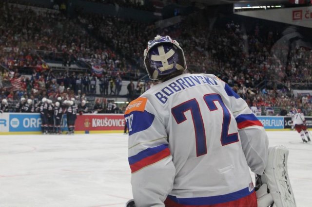 Photo hockey match Russia - United States of America le 04/05/2015