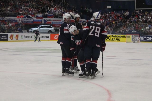 Photo hockey match Russia - United States of America le 04/05/2015