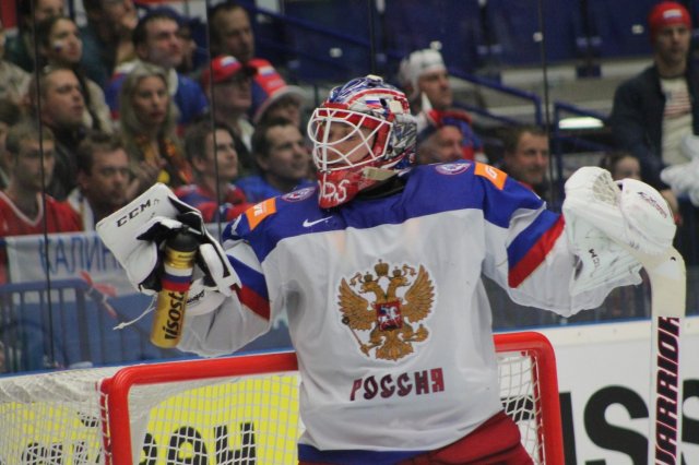 Photo hockey match Russia - United States of America le 04/05/2015