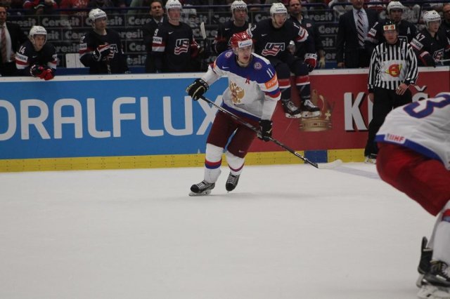 Photo hockey match Russia - United States of America le 04/05/2015