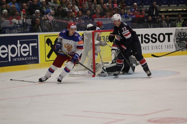 Photo hockey match Russia - United States of America le 04/05/2015