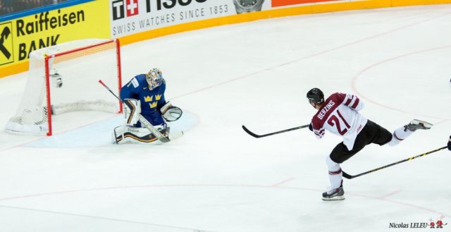 Photo hockey match Lettonie - Sweden le 04/05/2015