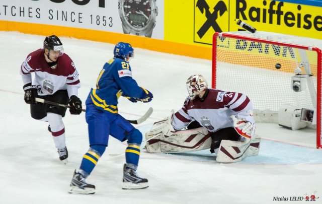 Photo hockey match Lettonie - Sweden le 04/05/2015