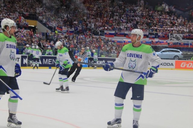 Photo hockey match Slovakia - Slovenia le 05/05/2015