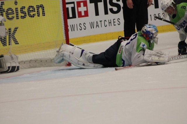 Photo hockey match Slovakia - Slovenia le 05/05/2015