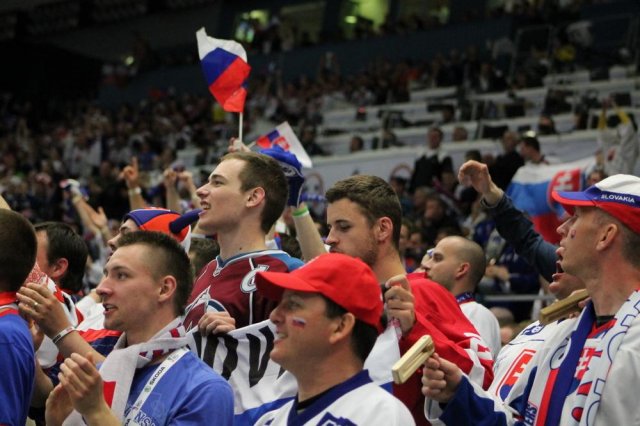 Photo hockey match Slovakia - Slovenia le 05/05/2015
