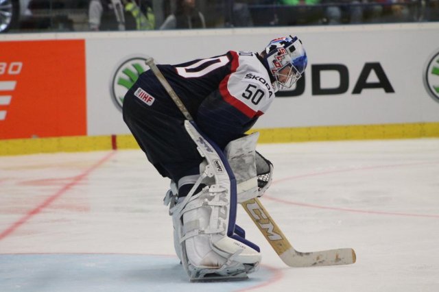 Photo hockey match Slovakia - Slovenia le 05/05/2015