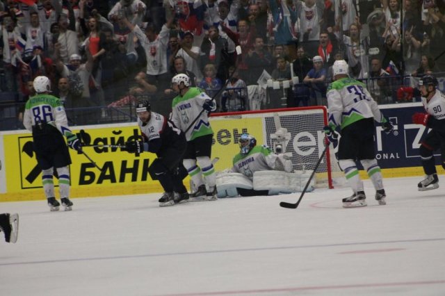 Photo hockey match Slovakia - Slovenia le 05/05/2015