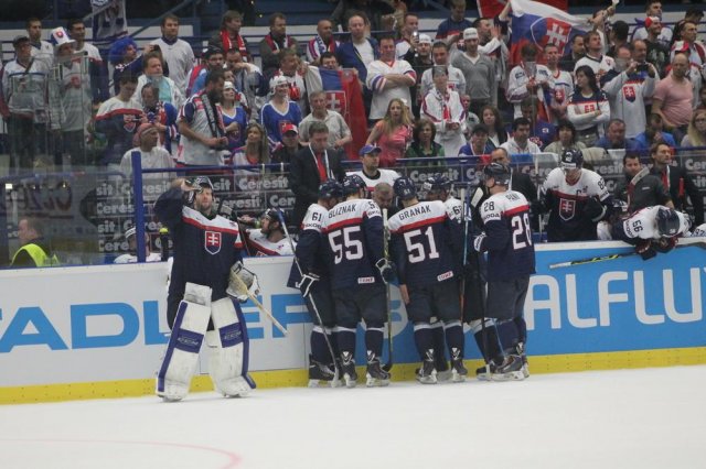 Photo hockey match Slovakia - Slovenia le 05/05/2015