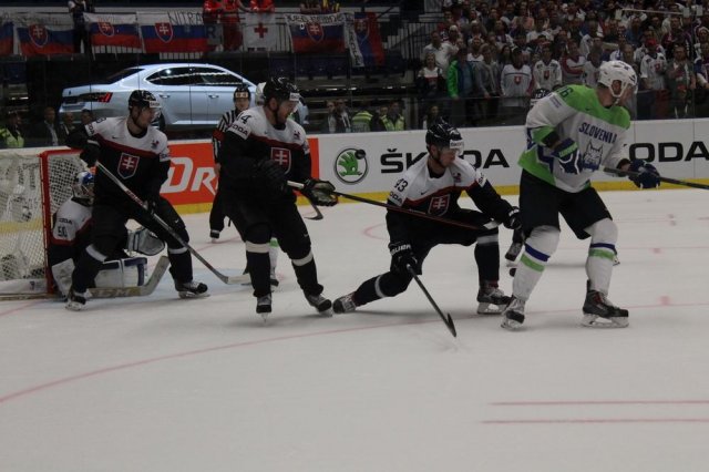 Photo hockey match Slovakia - Slovenia le 05/05/2015