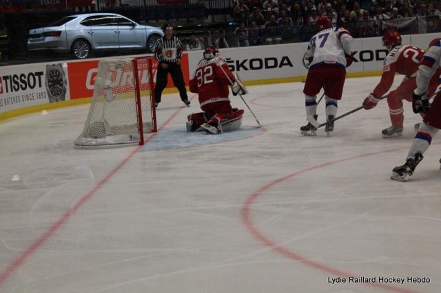 Photo hockey match Russia - Denmark le 06/05/2015