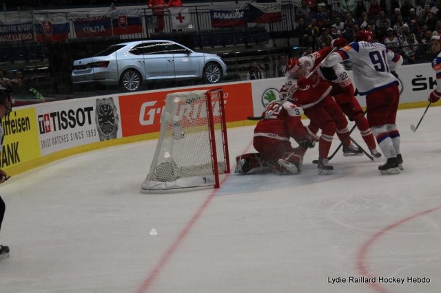 Photo hockey match Russia - Denmark le 06/05/2015