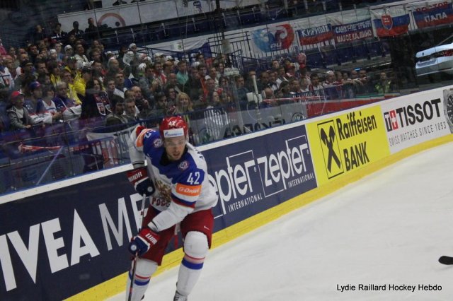 Photo hockey match Russia - Denmark le 06/05/2015