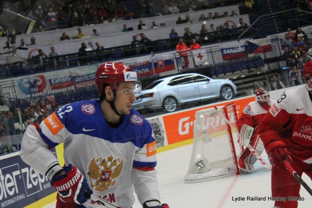 Photo hockey match Russia - Denmark le 06/05/2015