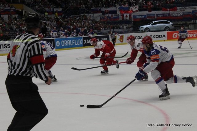 Photo hockey match Russia - Denmark le 06/05/2015