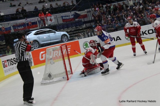 Photo hockey match Russia - Denmark le 06/05/2015