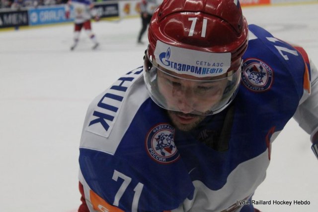 Photo hockey match Russia - Denmark le 06/05/2015