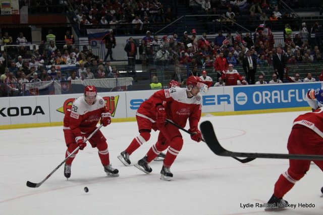 Photo hockey match Russia - Denmark le 06/05/2015