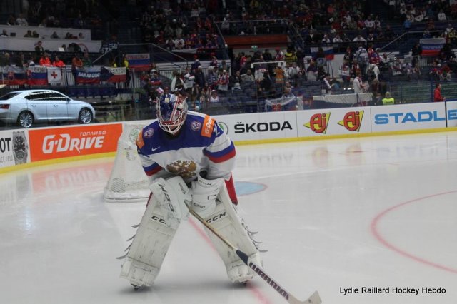 Photo hockey match Russia - Denmark le 06/05/2015