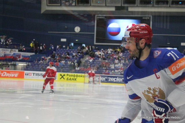 Photo hockey match Russia - Denmark le 06/05/2015