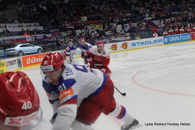 Photo hockey match Russia - Denmark le 06/05/2015