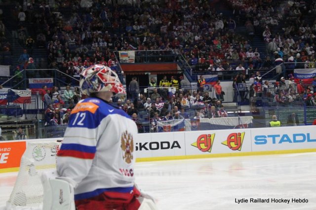 Photo hockey match Russia - Denmark le 06/05/2015