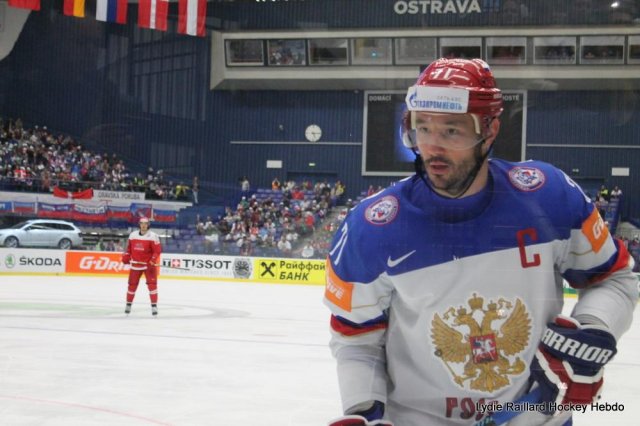Photo hockey match Russia - Denmark le 06/05/2015