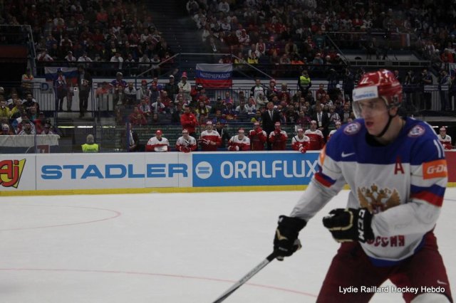 Photo hockey match Russia - Denmark le 06/05/2015