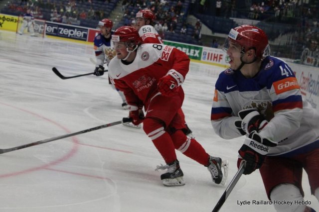 Photo hockey match Russia - Denmark le 06/05/2015
