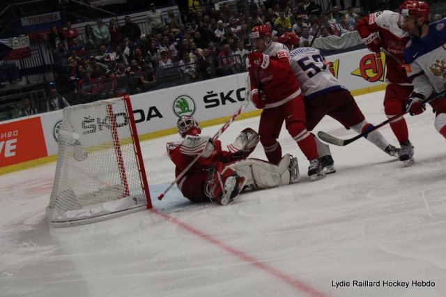 Photo hockey match Russia - Denmark le 06/05/2015
