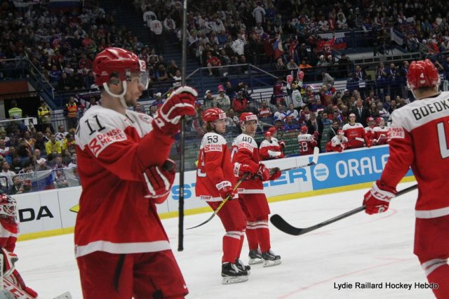 Photo hockey match Russia - Denmark le 06/05/2015
