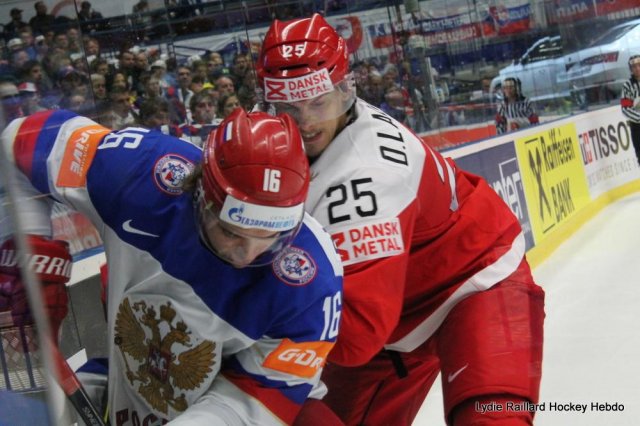 Photo hockey match Russia - Denmark le 06/05/2015