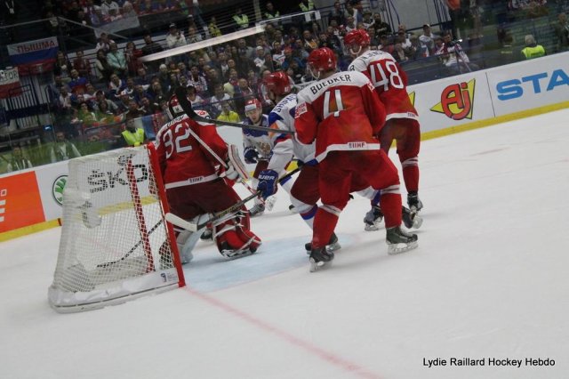 Photo hockey match Russia - Denmark le 06/05/2015