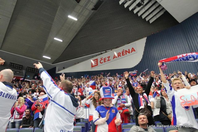 Photo hockey match Slovakia - Norway le 06/05/2015