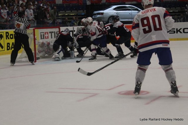 Photo hockey match Slovakia - Norway le 06/05/2015