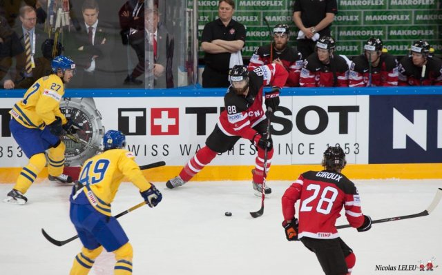 Photo hockey match Sweden - Canada le 06/05/2015