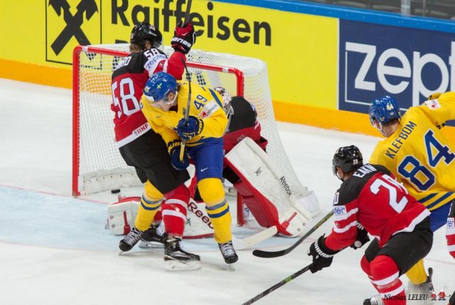 Photo hockey match Sweden - Canada le 06/05/2015