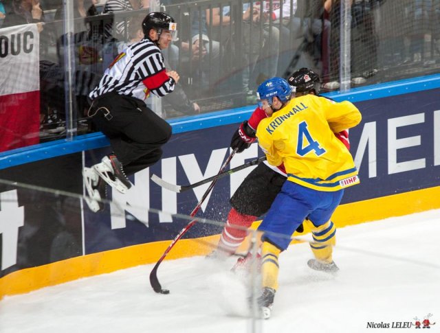 Photo hockey match Sweden - Canada le 06/05/2015