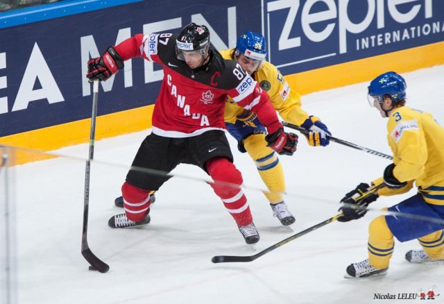 Photo hockey match Sweden - Canada le 06/05/2015